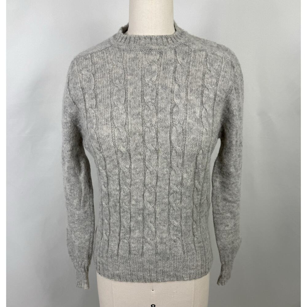 The Woolrich Women Size M Wool Chunky Sweater Modest Staple Cozy Warm Neutral‎